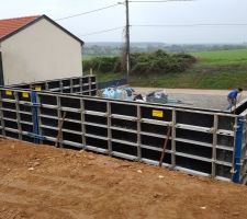Mise en place des banches
