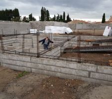 Jour 2 vide sanitaire
Visite du chantier avec mon grand bébé !