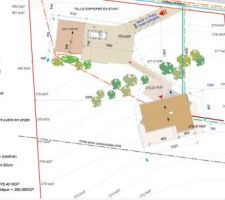 Plan masse permis de constuire