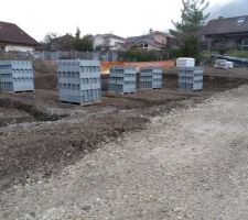 Fouilles de la future maison
