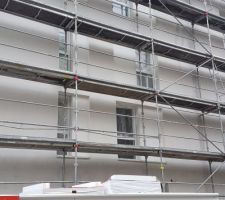 Travaux sur les façades