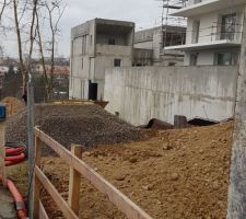 Terrassements en cours