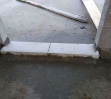 Seuil de porte fen&ecirc;tre