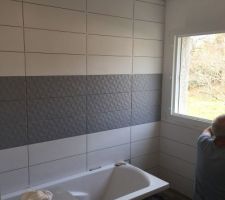 Faïence SDB en cours