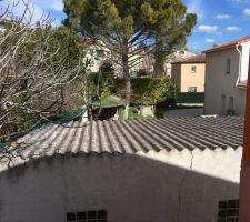 Vue de la fenetre de la chambre parentale