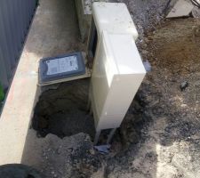 Pose des coffret Gaz