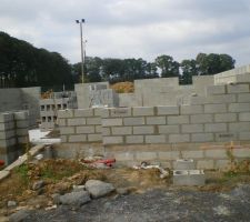 Renfoncement pour la porte d'entrée