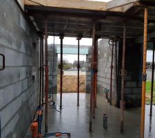 Ouverture futur escalier