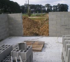 Porte fenêtre de salle