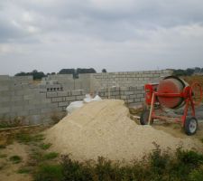 Le devant de la maison