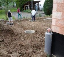 Fondations  garage sur vide sanitaire