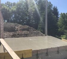 Dalle garage sur vide sanitaire