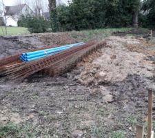 Les materiaux sont là pour la suute des travaux