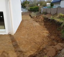 Terrassement et accès fait