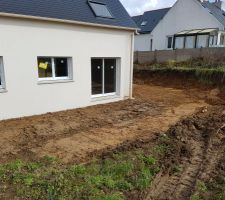 Terrassement et accès fait