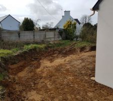 Terrassement et accès fait