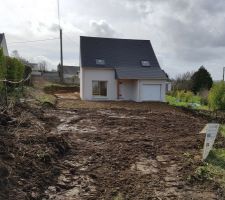 Terrassement et accès fait