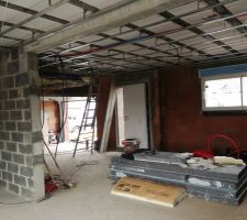 Début des placos et cloisons