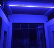 Barre led bleu