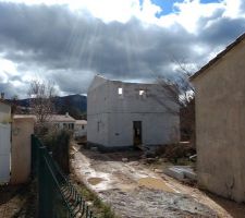 Elevation des murs de l'etage