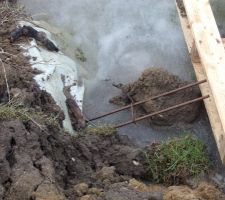 Ferraillage tordu depuis 3 mois.