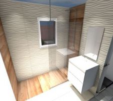 Essai 3D salle de bain avant de lancer le projet
