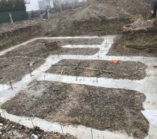 Fondation, direct sur le gravier ... pas de surcoût