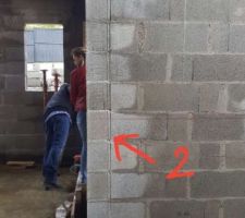 Parpaings non crois&eacute;s