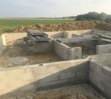 Arase étanche, préparation dalle