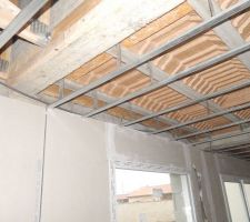 Installation des rails du plafond