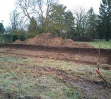 Terrassement c est parti.