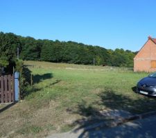 Le terrain vu par la gauche