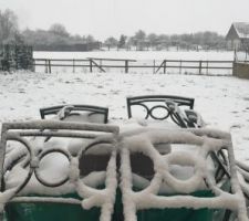 Première grosse et belle neige depuis l?emménagement
