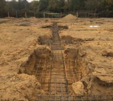 Ferraillage fouilles fondations