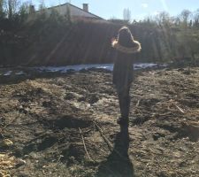 Attente de la fonte des neiges pour les fondations !!!