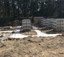 Livraison de tout le matériel pour monter le vide sanitaire !!