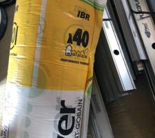 Le type d'isolant pour l'isolation du plafond.