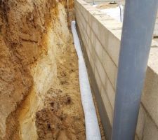 Drainage ATE BatiFibre SN4 pose sans gravier