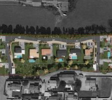 Plan de masse du lotissement