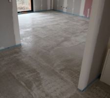 Chape et Ragréage du plancher chauffant