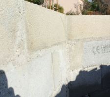 Arase étanche (en béton hydrofugé)