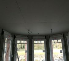 Plafond du bow windows