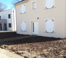 Remblai et raccordement fait