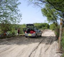 Chemin partie inf&egrave;rieur termin&eacute; 
on peut s'y rendre en voiture