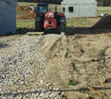On nous a livré un tracteur !