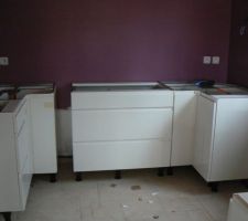 Cuisine en cours de montage