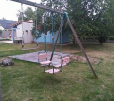 Vue partielle du terrain ou sera implant&eacute; la maison