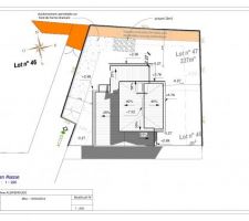 Position de la case sur les parcelles