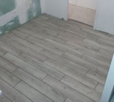 Salle de bain - Pose du carrelage