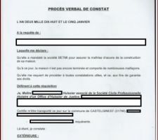 Constat d'huissier